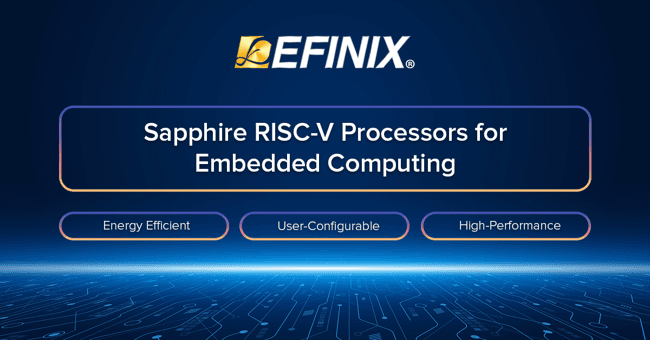 Efinix Sapphire RISC-V SoC suite illustration
