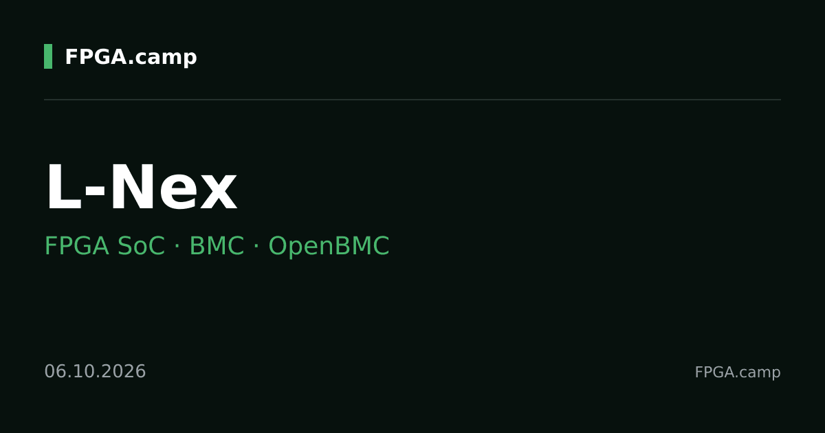 FPGA.camp editorial card: L-Nex