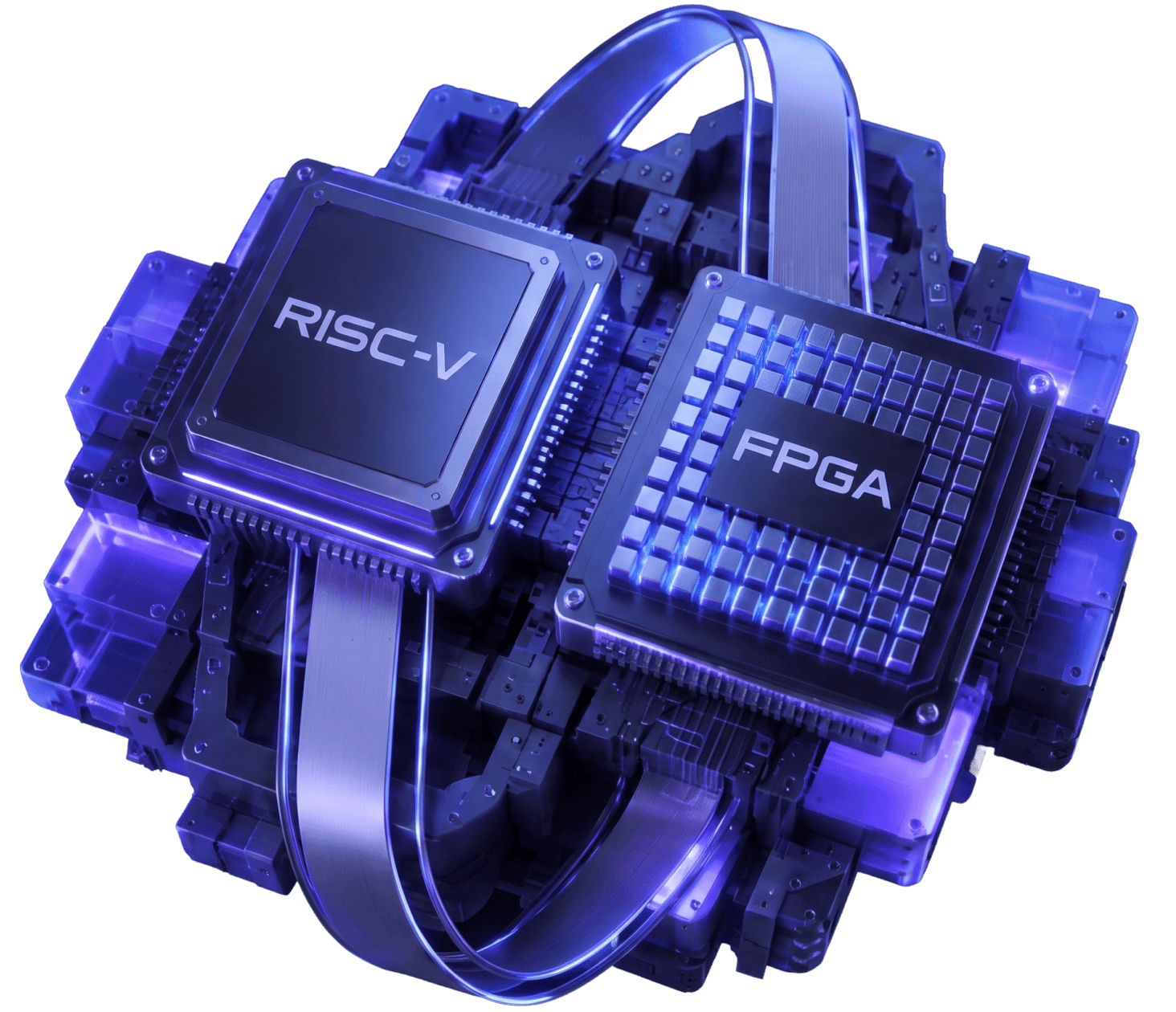 Illustration for Engineering Systems: RISC-V & FPGA